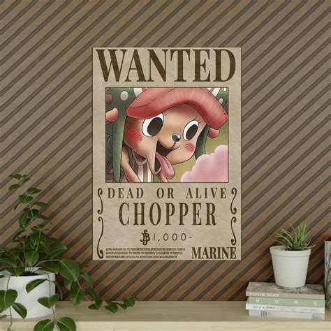 One Piece Chopper Bounties Chopper Bounty Bounty Wanted Etsy