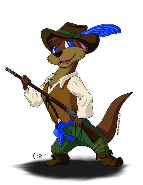 Rf Otter Anthro Rogue Rcharacterdrawing
