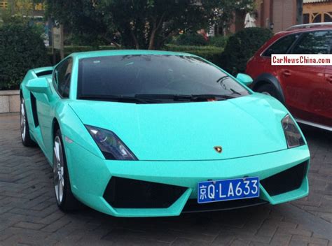 Lamborghini Gallardo Is Mint Green In China