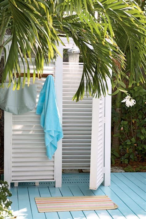 Fresh Air Outdoor Bath Showers For Beach Houses Small Beach Houses