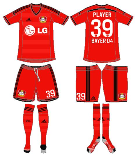 You can download in.ai,.eps,.cdr,.svg,.png formats. Bayer Leverkusen Road Uniform - German Bundesliga (German ...