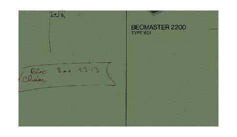 beomaster 3000 circuit diagram