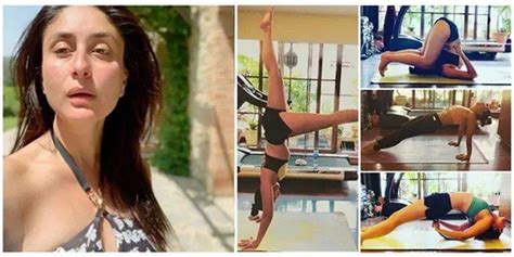 Kareena Yoga Time And Again Bollywood Celebrities Have Displayed Their Passion For Fitness By