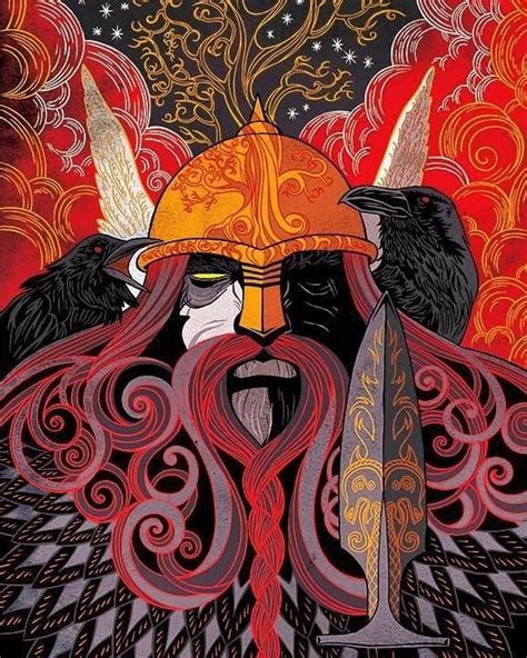 Medievalculture 👈🏻⠀ 🔹️odin Is A Widely Revered God In Germanic