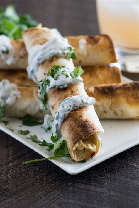 I always order flautas out at restaurants, but the recipe i am sharing today shows you how easy they are to make at home! Baked Chicken Flautas | Recipe | Food, Baked chicken, Food ...