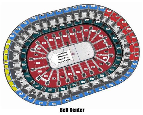 Bell Center Montreal Seating Chart A Visual Reference Of Charts