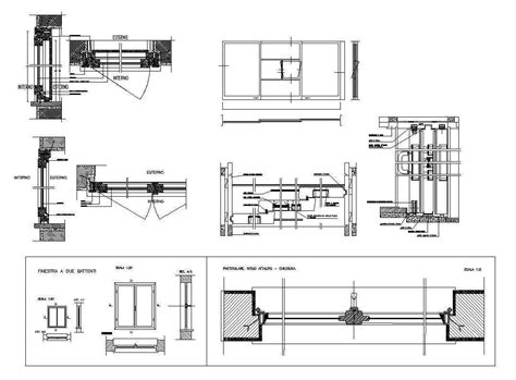 Free Window Details 【free Download Architectural Cad Drawings】