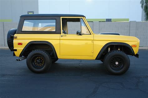 1971 Ford Bronco 4x4 Yellow With 77175 Miles Available Now Used
