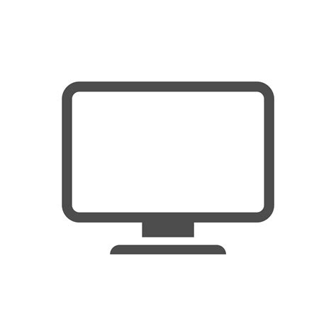 Monitor Icon From Basic Plain Icon Set 4693192 Vector Art At Vecteezy