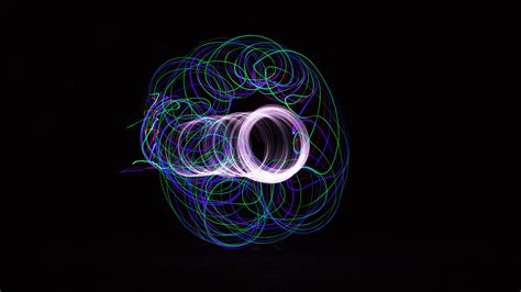 Projection Light Circle Lines 4k Projection Light Circle