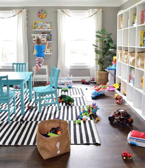 Great Toy Storage Ideas For Small Spaces Kate Decorates