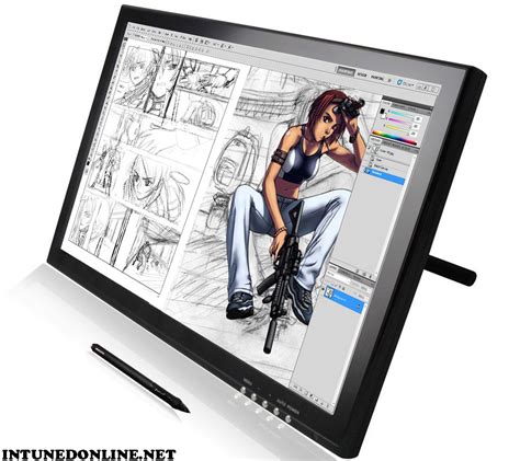 Drawing On Pen Tablet Monitor Gets Rid Of Shaky Lines In Your Line Art