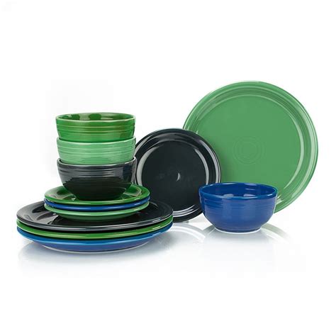 Set A Colorful Table With The Fiesta® 12 Piece Bistro Dinnerware Set In
