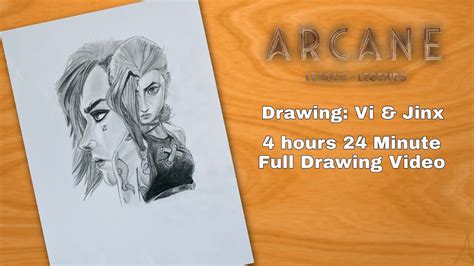 Drawing Arcane Vi And Jinx How To Draw Step By Step Santanu Art