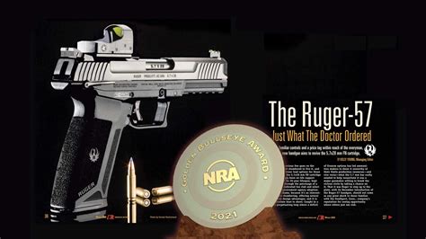 2021 Handgun Of The Year Ruger 57 An Official Journal Of The Nra