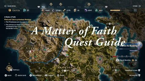 Assassin S Creed Odyssey A Matter Of Faith Quest Guide Youtube