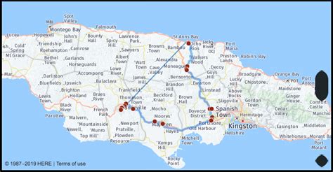 Mandeville Jamaica Map