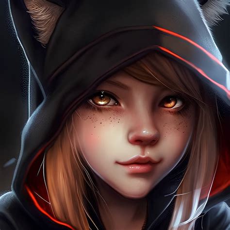 Black Fox Demon Girl By Punkerlazar On Deviantart