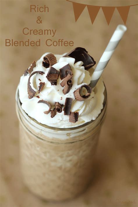 Rich And Creamy Blended Coffee Recipe Girl Inspired