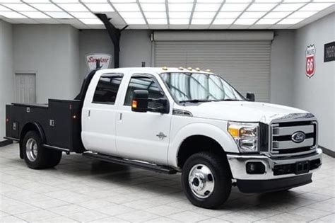 Purchase Used 2012 Ford F350 Diesel 4x4 Dually Utility Bed Lariat