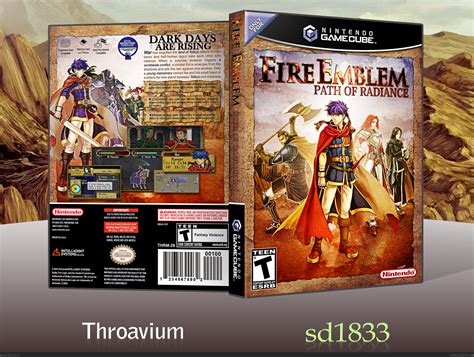 Viewing Full Size Fire Emblem Path Of Radiance Box Cover