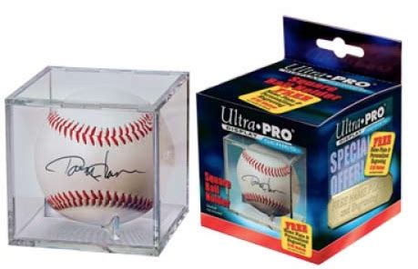 Wanting to know how much your baseball cards are worth? Sports Trading Cards & Accessories Ultra Pro Square Baseball Holder Display Case w/ 3 Prong ...