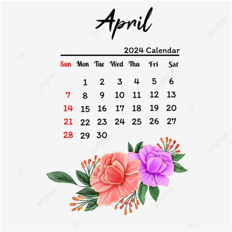 Calendario Abril Png Dibujos Abril Abril De Calendario