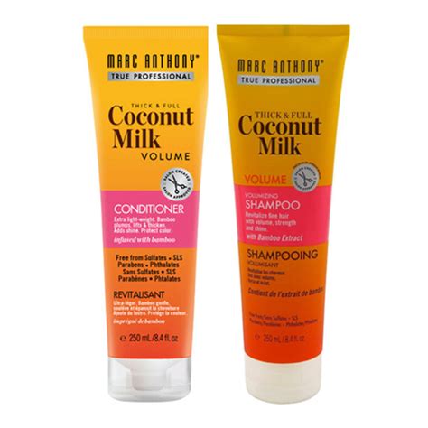 Marc Anthony Coconut Milk Volume Hair Conditioner And Shampoo 84 Oz Set Of 2