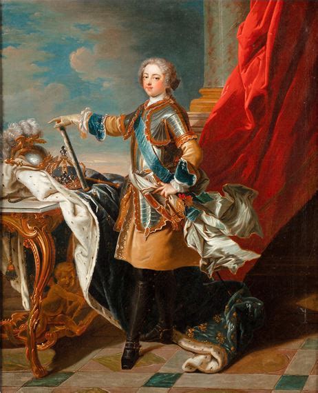 Louis Michel Van Loo Portrait Of King Louis Xv 1710 1774 Mutualart
