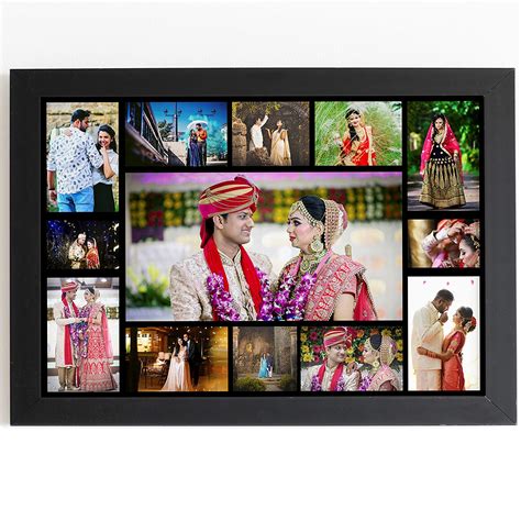 Personalized Collage Photo Frames With Photo 12x18 Inches A3 Size Regular Dazzlingkart