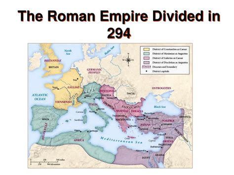 Ppt The Roman Empire Divided In 294 Powerpoint Presentation Free