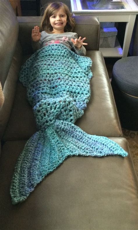 Mermaid Blanket Crochet Mermaid Blanket Mermaid Tail Blanket Mermaid