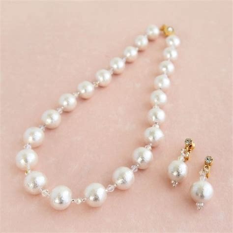 女性らしさアップパールのアクセサリーをハンドメイド Beaded Necklace Diy Pearl Necklace Bead