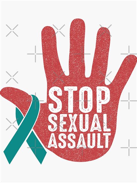 Sexual Assault Awareness Month Sticker By Alenaz Redbubble