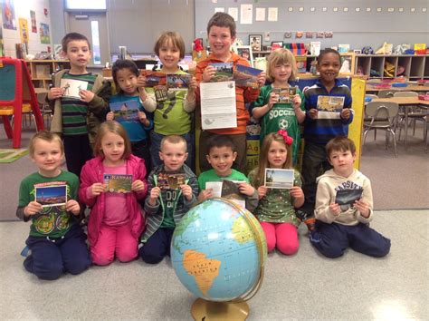 Being part of a kindergarten pen pal program has made teaching global