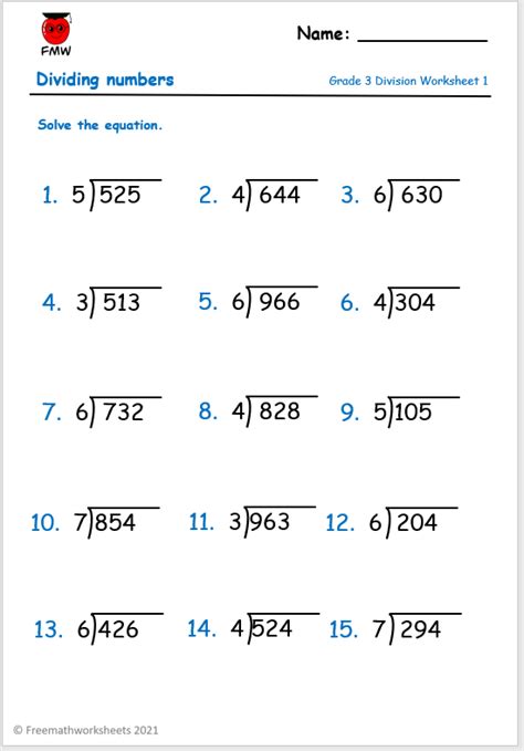 3 Basic Division With Remainders Worksheets Worksheet Ideas Long