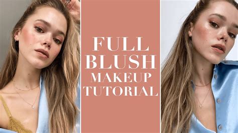 Full Blush Makeup Tutorial For Summer Youtube