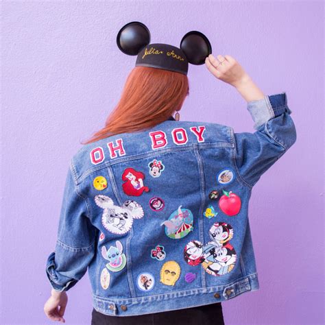 Diy Disney Denim Jacket With Homemade Patches Oh Julia Ann