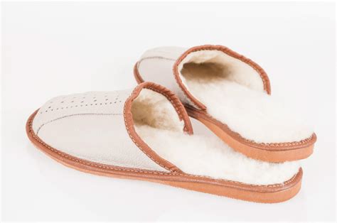 Mens Sheepskin Slippers Mule Shoes Warm Leather Wool Size 6 7 8 9 10 11