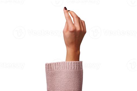 Free Woman Hand Isolated On A Transparent Background 21397292 Png With
