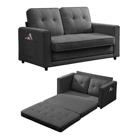 Buy Mjkone Modern 3 In 1 Loveseat Er Sofa Bed 84 Tri Fold Multi