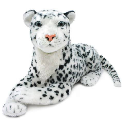 Sinovia The Snow Leopard 17 Inch Stuffed Animal Plush Snow Cat By