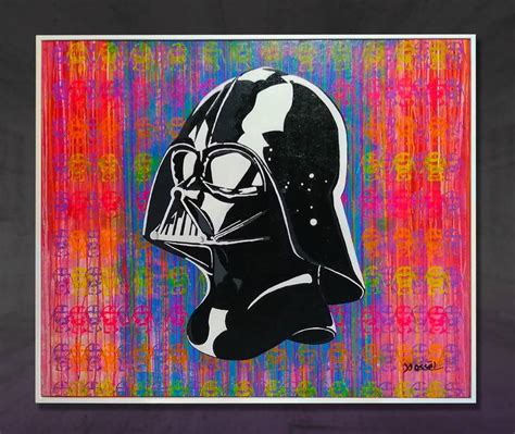 Darth Vader Mask Star Wars Painting By Jose Lara Saatchi Art