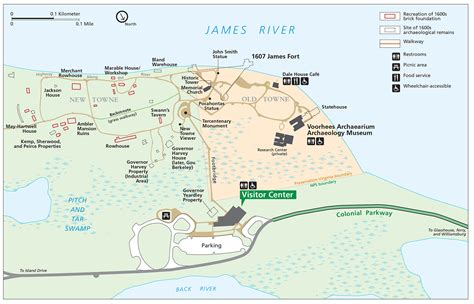 Map Jamestown Settlement Share Map