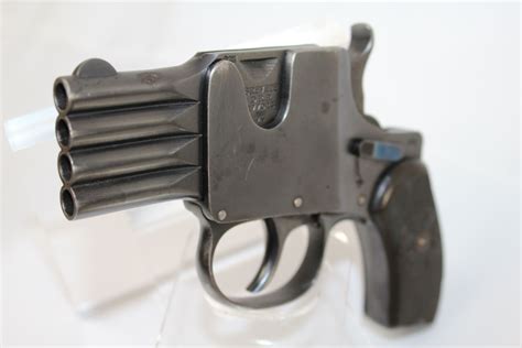 German Schuler Reform 4 Barrel Pistol Candr 25 Acp Antique Firearms 002