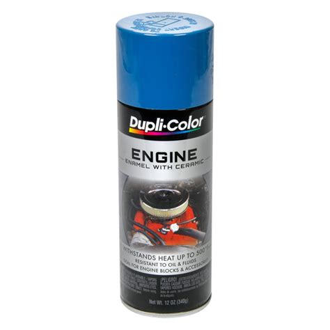 I put the primer coat of duplicolor engine enamel yesterday and i was wondering when i should put ohhhh i almost forgot the most important part! Dupli-Color® DE1631 - Ceramic™ 12 oz. Chrysler Blue ...