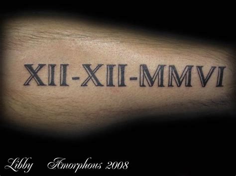 Number Tattoo Fonts Laderbase