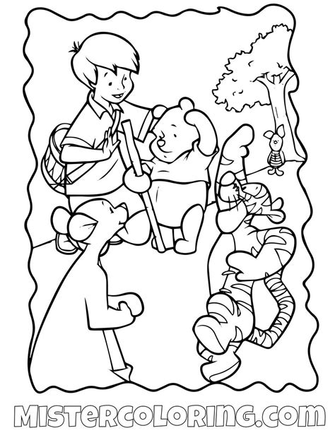 Winnie The Pooh 18 Coloring Page Coloring Pages Disney Coloring