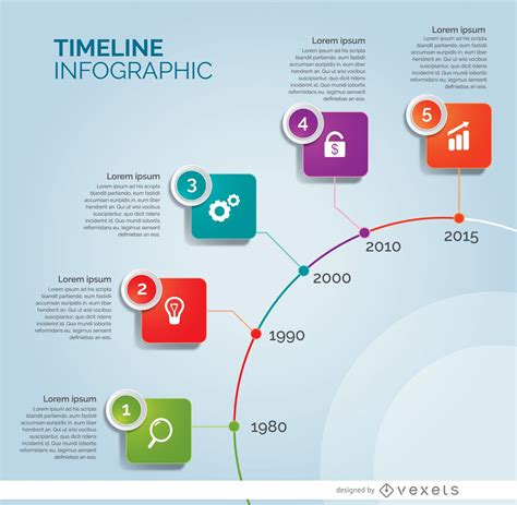 Timeline Circle Infographic Vector Download