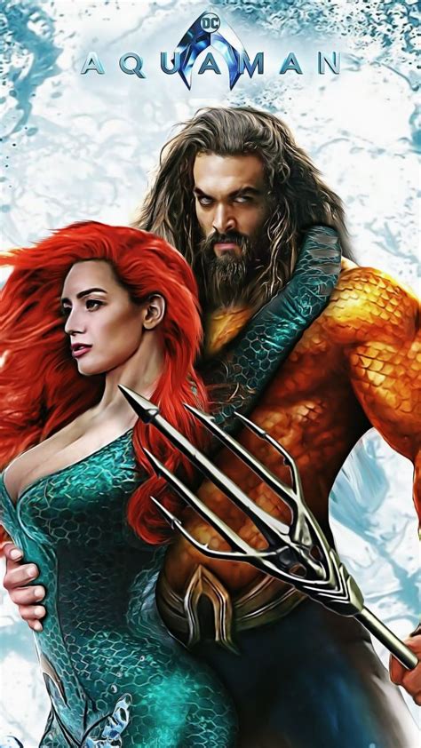 Aquaman Amber Heard Jason Momoa Art Movie 720x1280 Wallpaper